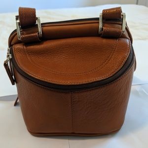Tan leather Latigo purse